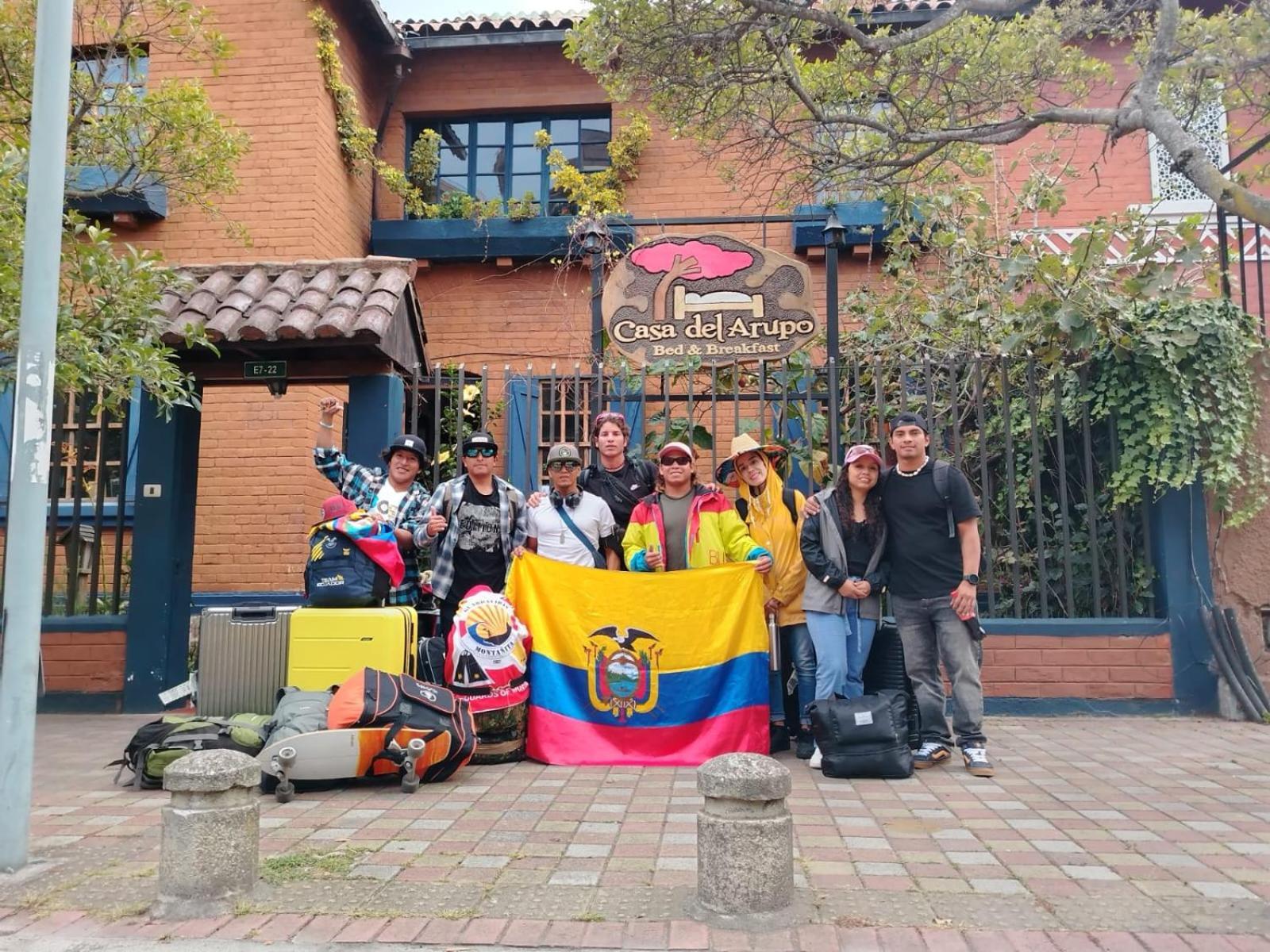 Casa Del Arupo Hostel Quito Exterior foto